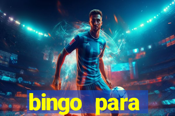 bingo para despedida de solteira para imprimir